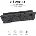 Gargola O Desagüe Cuadrada De Cantera (40cm largo)