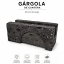 Gargola O Desagüe Cuadrada De Cantera (20cm largo)